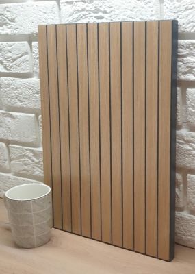 Front lamelowy (ryflowany) MDF czarny w masie